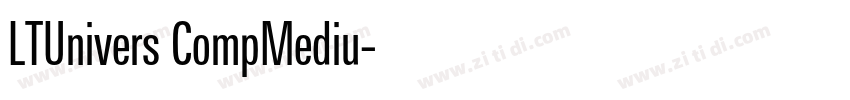 LTUnivers CompMediu字体转换